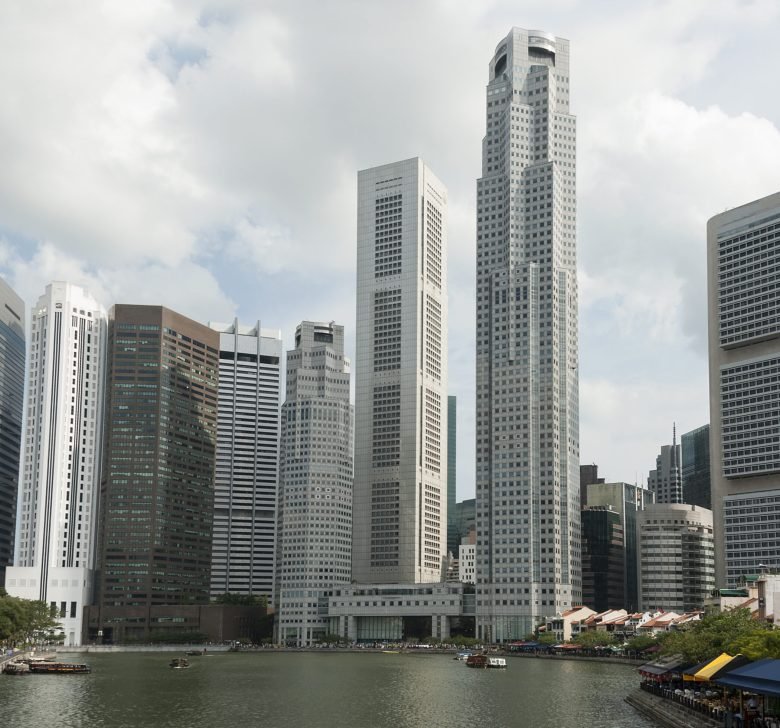 singapore skyline with clark quay